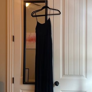 Asos black maxi dress